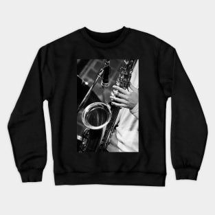 Jazz and Saxophone Crewneck Sweatshirt